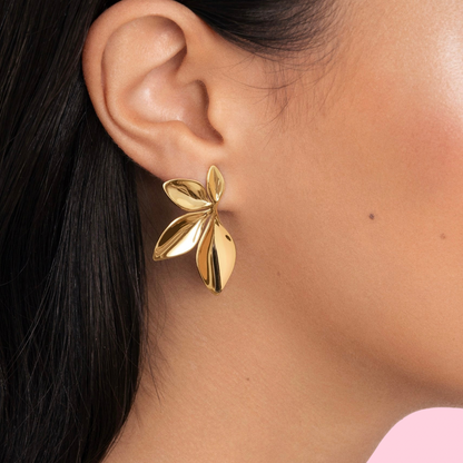 Pendientes Hoja de Oro