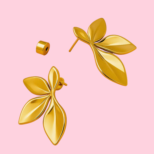 Pendientes Hoja de Oro