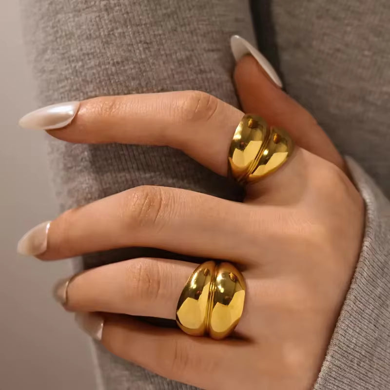 Anillo Golden Duo