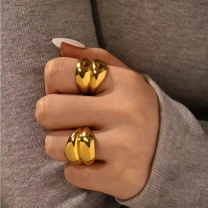 Anillo Golden Duo