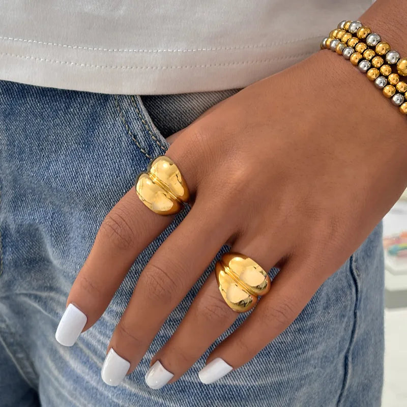 Anillo Golden Duo