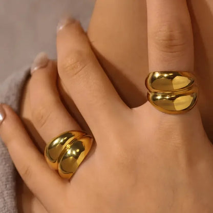 Anillo Golden Duo